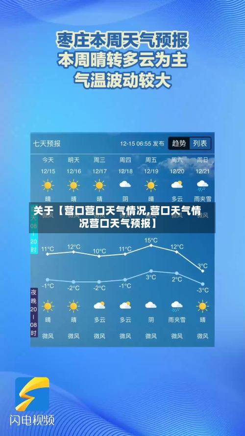 关于【营口营口天气情况,营口天气情况营口天气预报】-第2张图片
