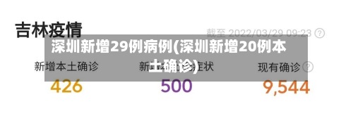 深圳新增29例病例(深圳新增20例本土确诊)-第2张图片