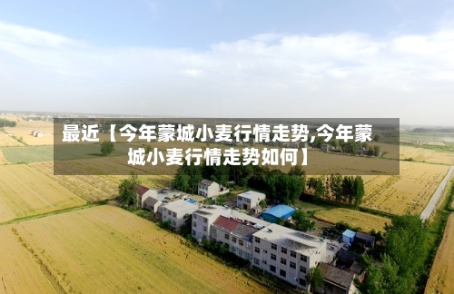 最近【今年蒙城小麦行情走势,今年蒙城小麦行情走势如何】-第2张图片