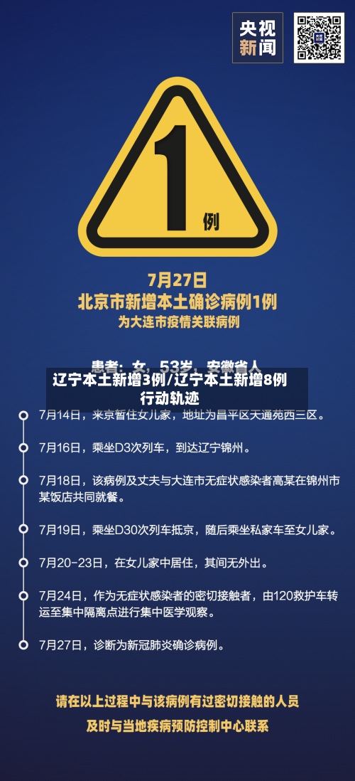 辽宁本土新增3例/辽宁本土新增8例行动轨迹-第3张图片