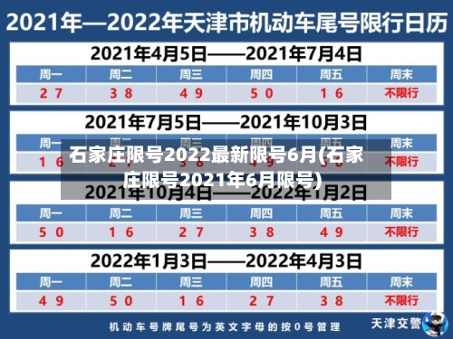 石家庄限号2022最新限号6月(石家庄限号2021年6月限号)-第2张图片