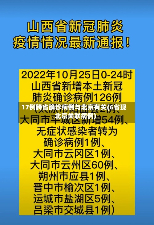 17例跨省确诊病例与北京有关(6省现北京关联病例)-第3张图片