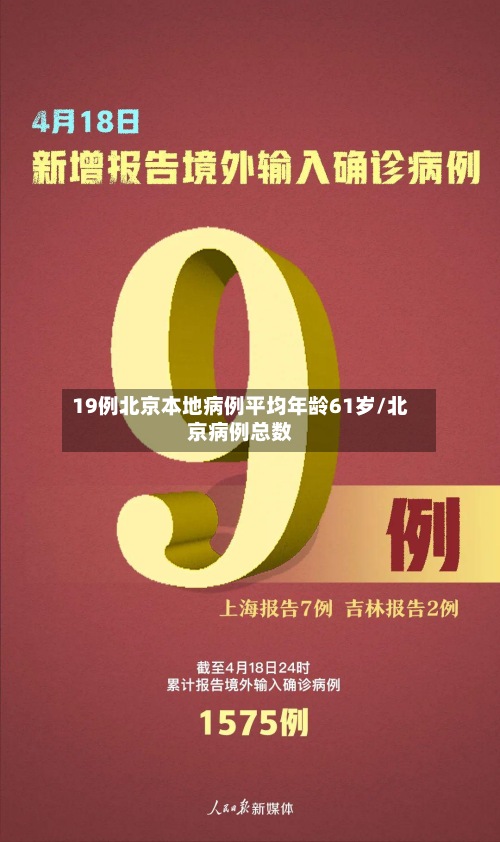 19例北京本地病例平均年龄61岁/北京病例总数-第2张图片