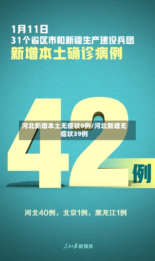 河北新增本土无症状9例/河北新增无症状39例