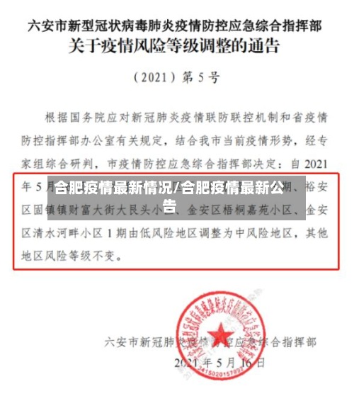 合肥疫情最新情况/合肥疫情最新公告