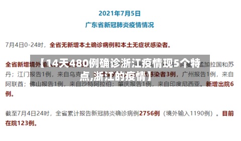 【14天480例确诊浙江疫情现5个特点,浙江的疫情】