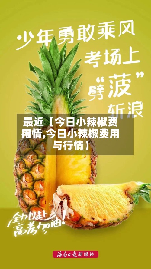 最近【今日小辣椒费用行情,今日小辣椒费用与行情】