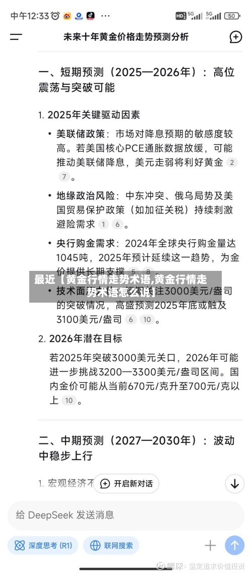 最近【黄金行情走势术语,黄金行情走势术语怎么说】-第2张图片