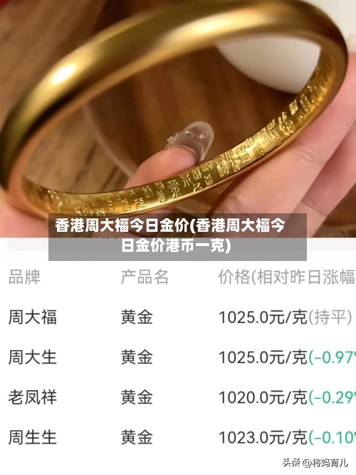 香港周大福今日金价(香港周大福今日金价港币一克)-第2张图片