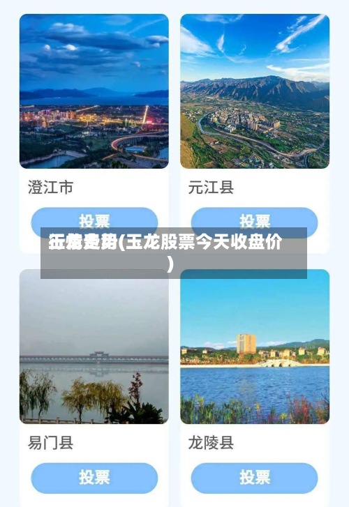 玉龙费用行情走势(玉龙股票今天收盘价)-第2张图片