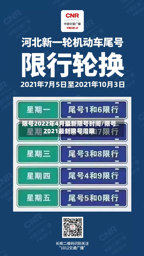 限号2022年4月最新限号时间/限号2021最新限号周期-第3张图片
