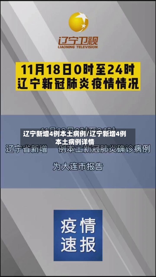 辽宁新增4例本土病例/辽宁新增4例本土病例详情-第3张图片