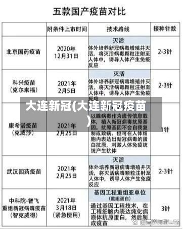 大连新冠(大连新冠疫苗)