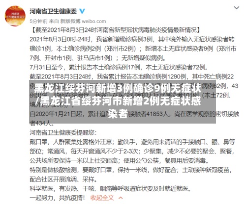 黑龙江绥芬河新增3例确诊9例无症状/黑龙江省绥芬河市新增2例无症状感染者-第2张图片