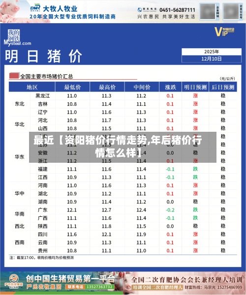 最近【资阳猪价行情走势,年后猪价行情怎么样】-第3张图片