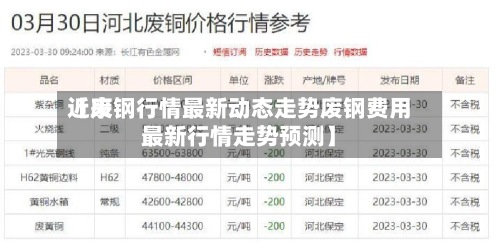近来
【废钢行情最新动态走势废钢费用
最新行情走势预测】-第3张图片