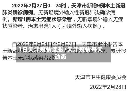 1日天津疫情速报/天津疫情每天动态