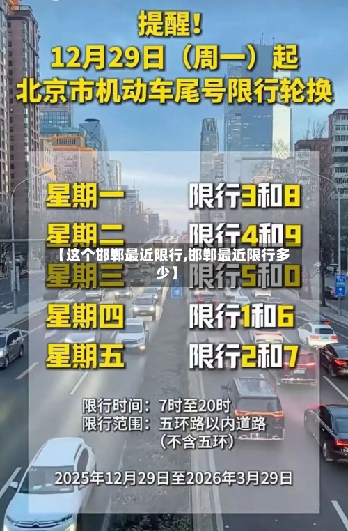 【这个邯郸最近限行,邯郸最近限行多少】-第2张图片