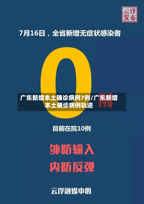 广东新增本土确诊病例7例/广东新增本土确诊病例轨迹