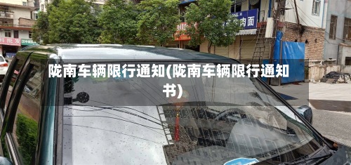 陇南车辆限行通知(陇南车辆限行通知书)