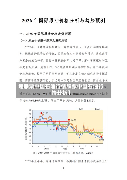 近来【股票中国石油行情股票中国石油行情分析】