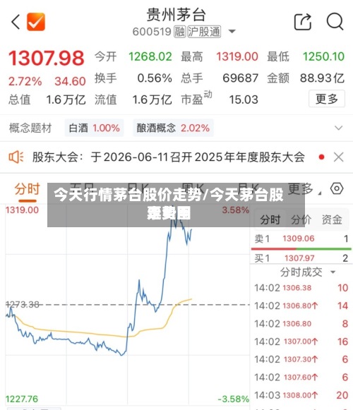 今天行情茅台股价走势/今天茅台股票费用走势图-第2张图片