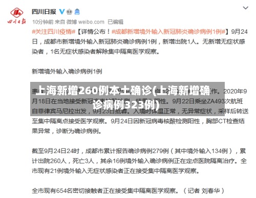 上海新增260例本土确诊(上海新增确诊病例323例)-第2张图片