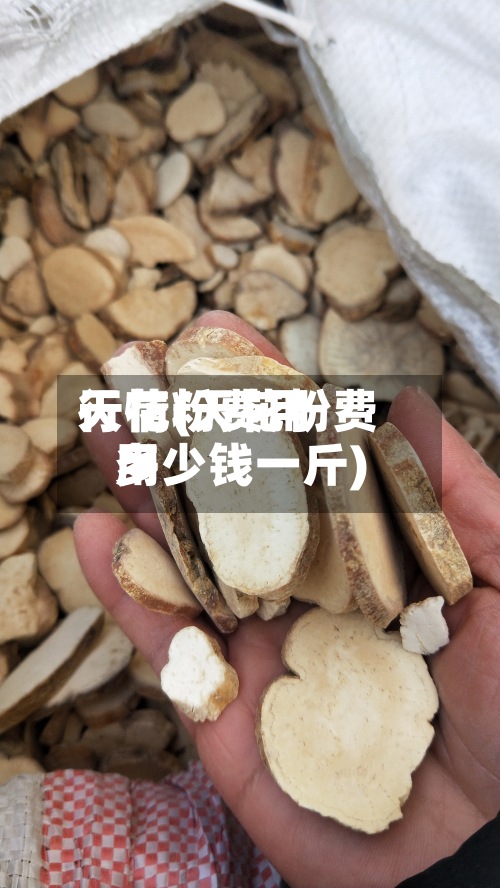 天花粉费用行情(天花粉费用多少钱一斤)-第3张图片