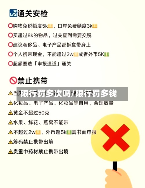 限行罚多次吗/限行罚多钱