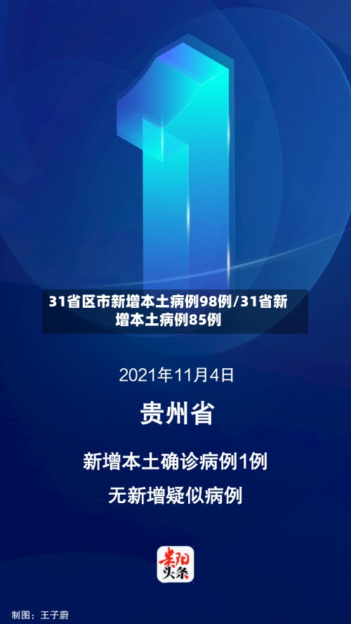 31省区市新增本土病例98例/31省新增本土病例85例-第2张图片